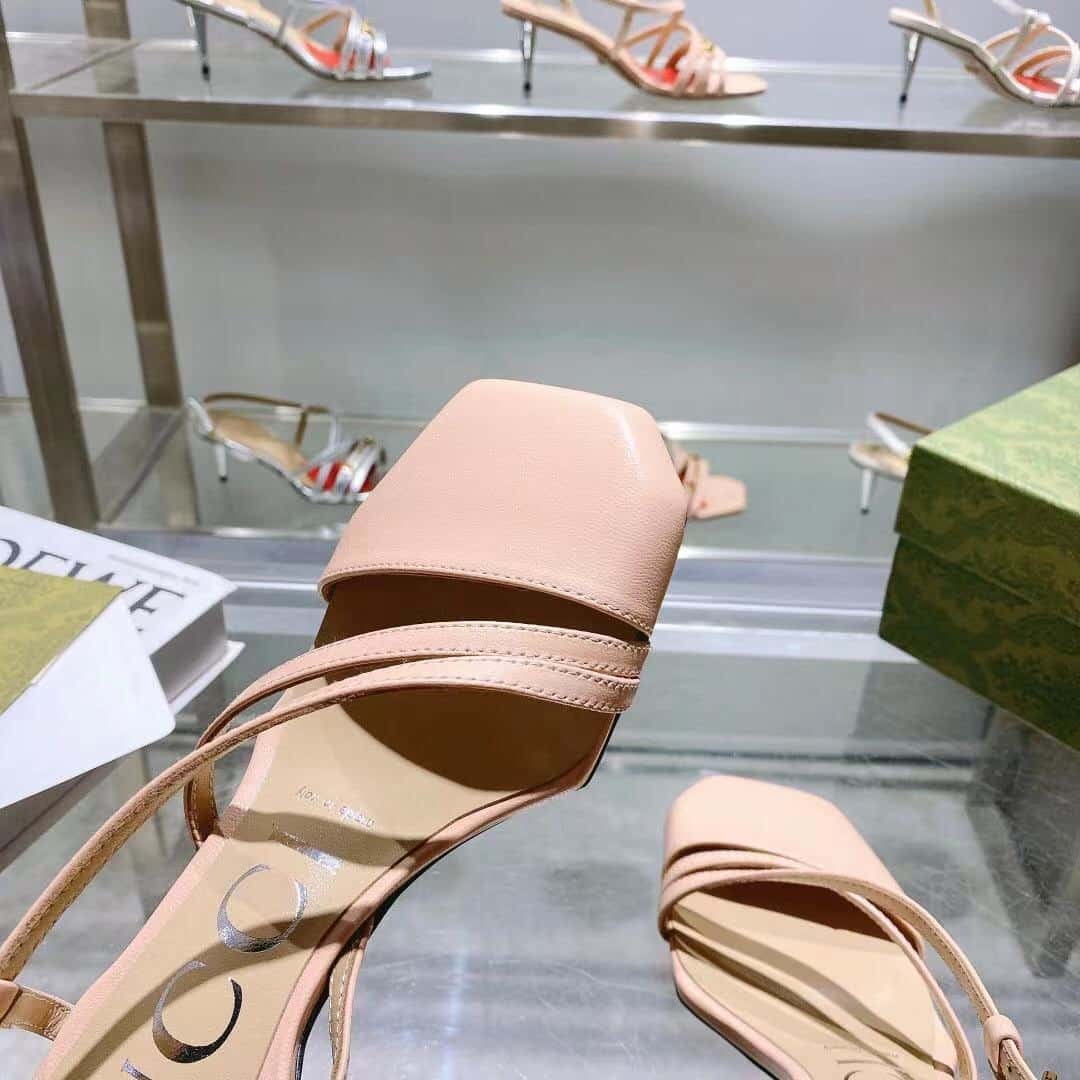 Gucci Rose Gold Mid Heel