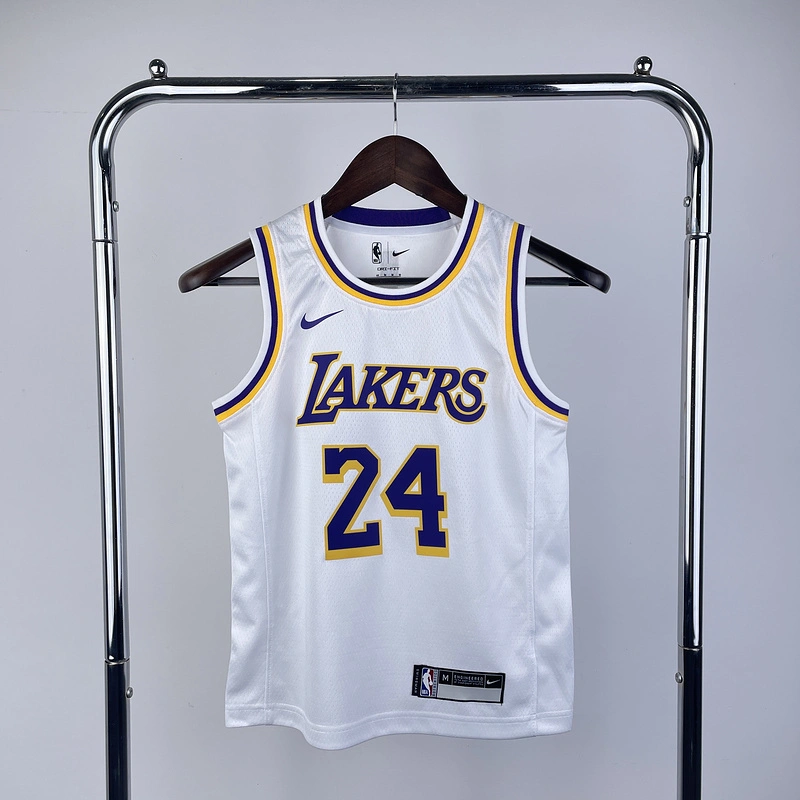 Kids 2023 NBA Lakers 24 BRYANT Basketball Jersey