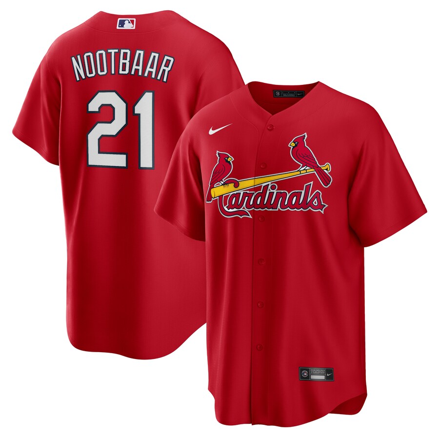 Lars Nootbaar St. Louis Cardinals Big&Tall Alternate Player Jersey Red