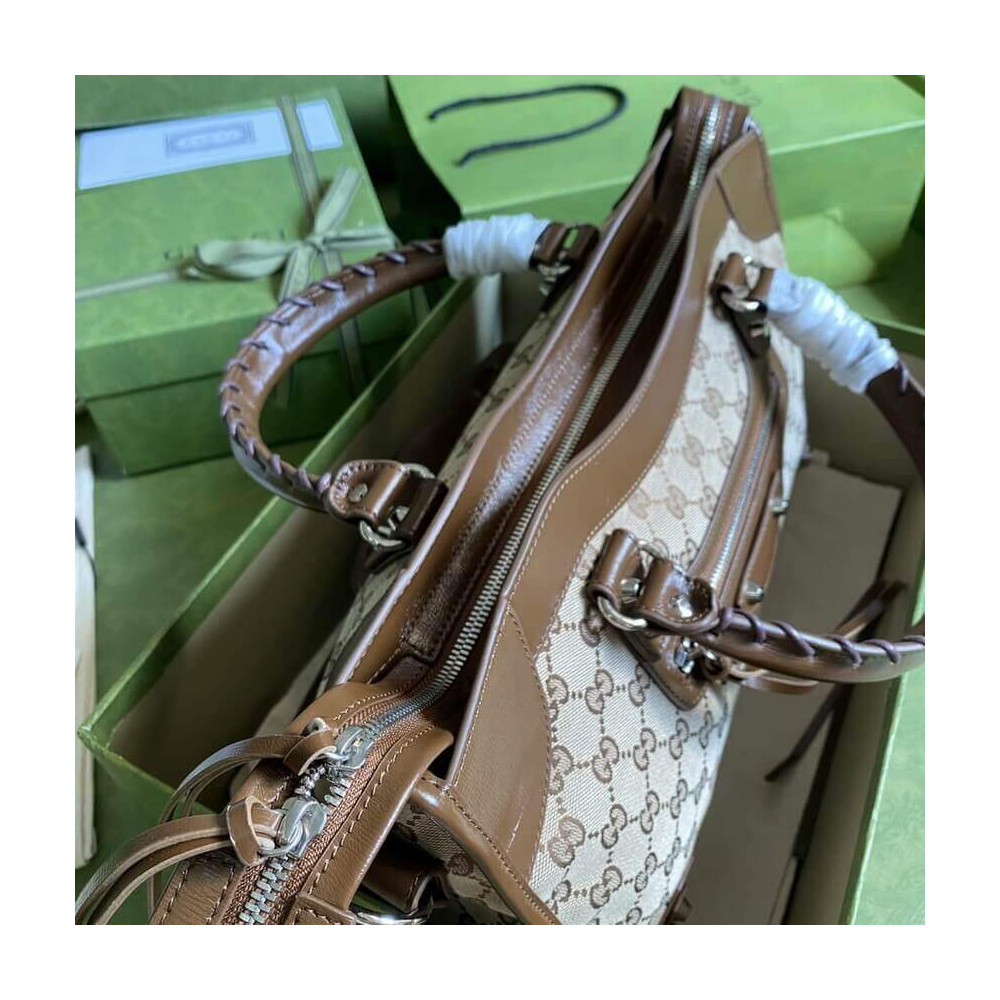 Gucci x Balenciaga GG Canvas City Bag 38cm