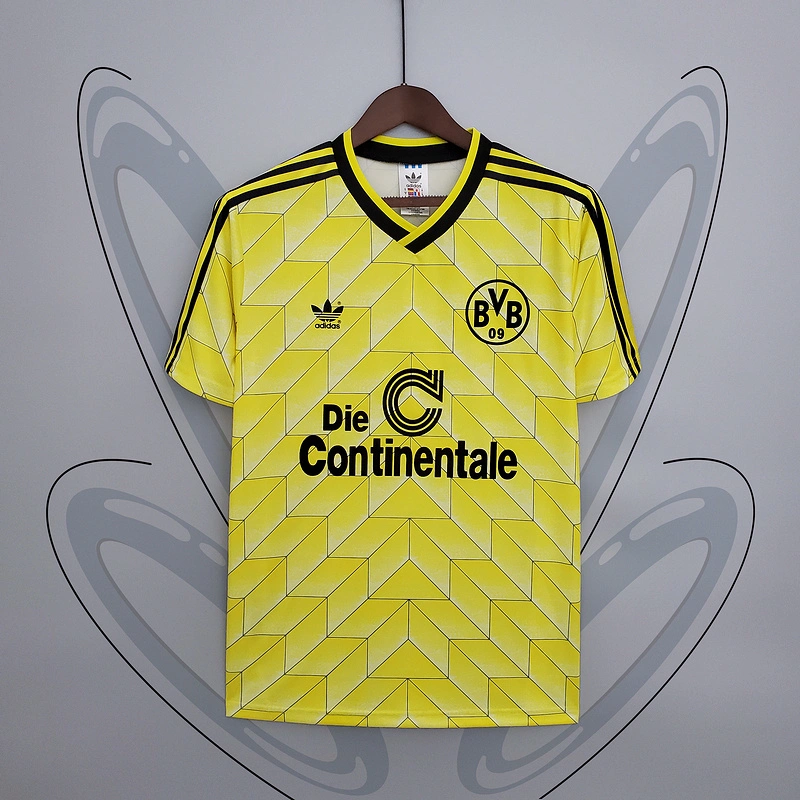 Retro 1988 Dortmund home Football jersey retro