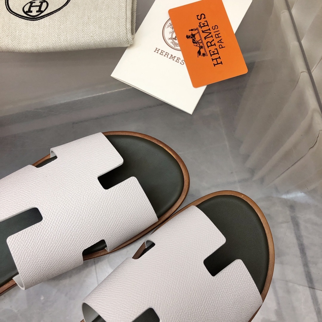Hermes Izmir Sandal Beige Glaise