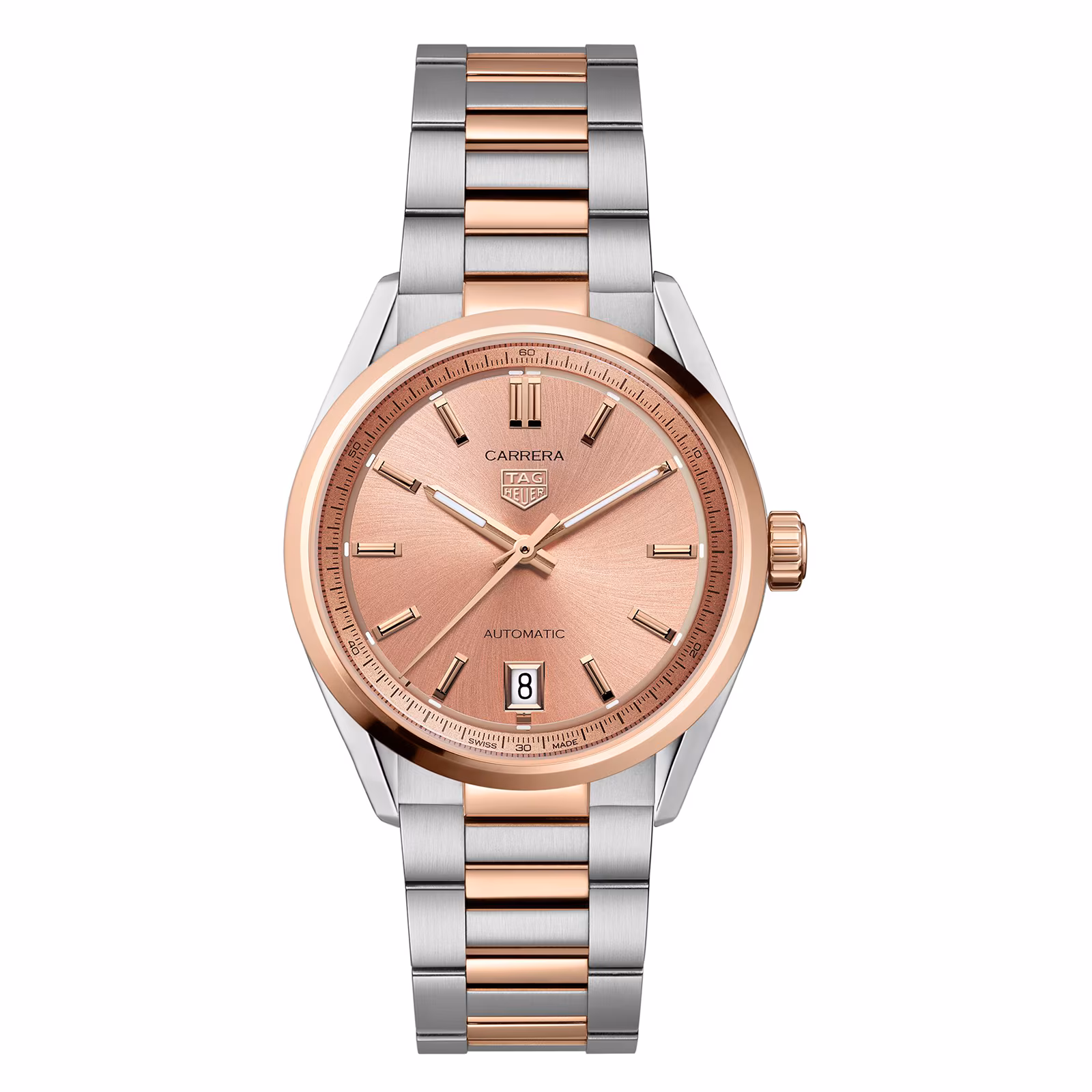 TAG Heuer Carrera Date 36mm Ladies Watch Rose Gold WBN2350.BD0000