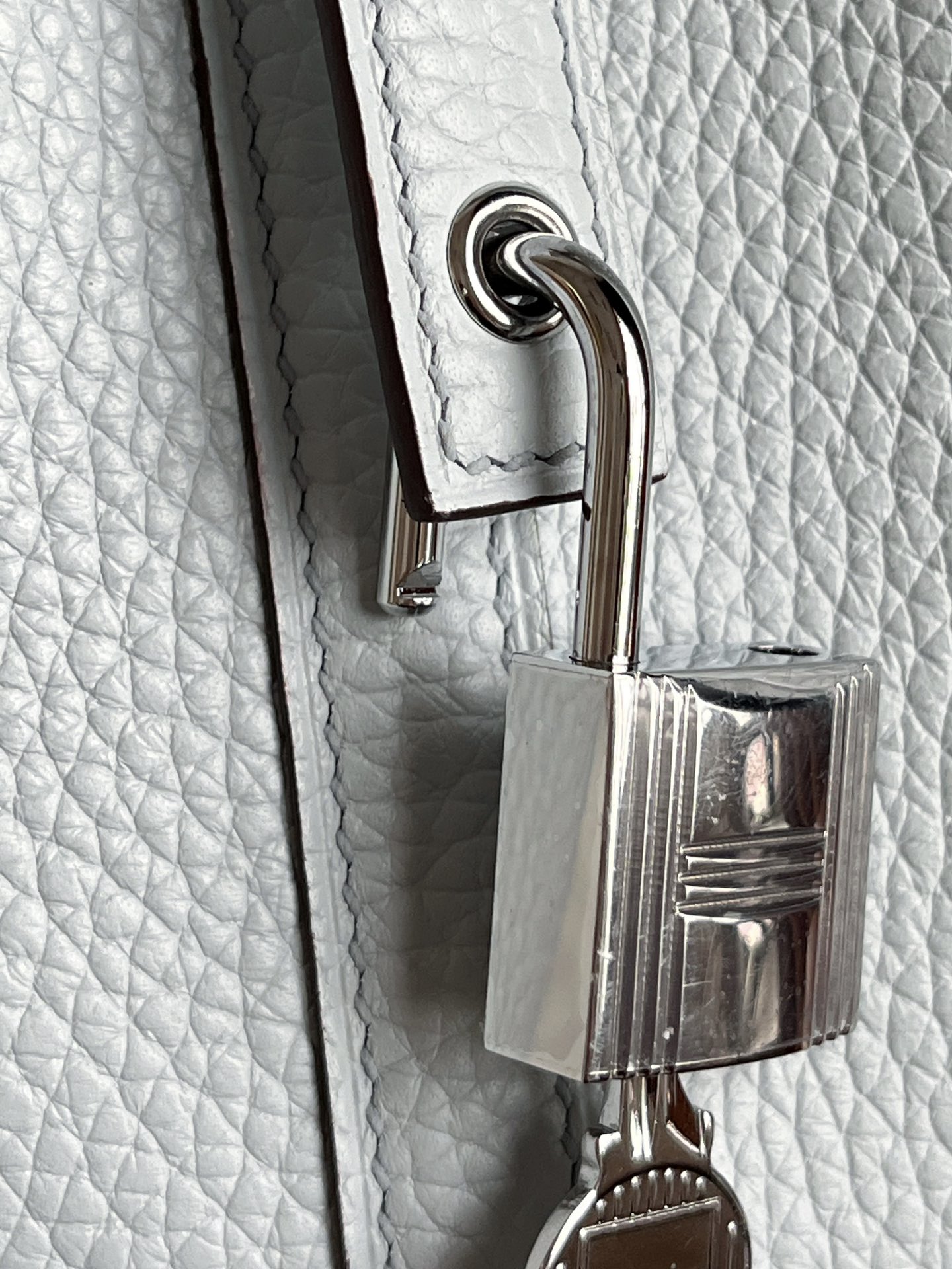 Hermes Picotin Lock 18Cm Gris Pale