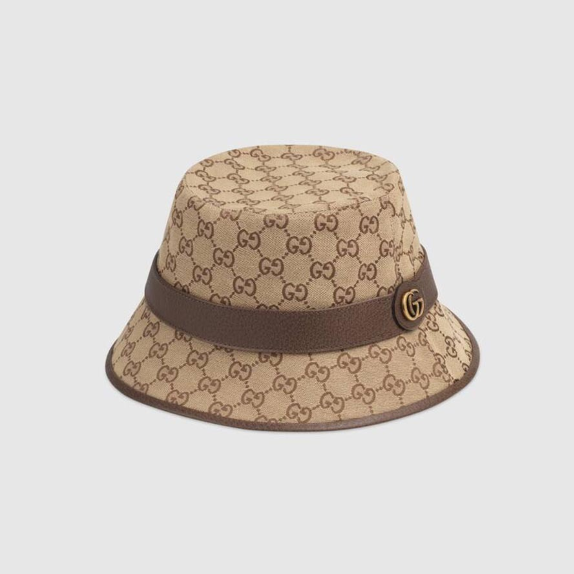 Gucci GG Canvas Bucket Hat Beige Brown