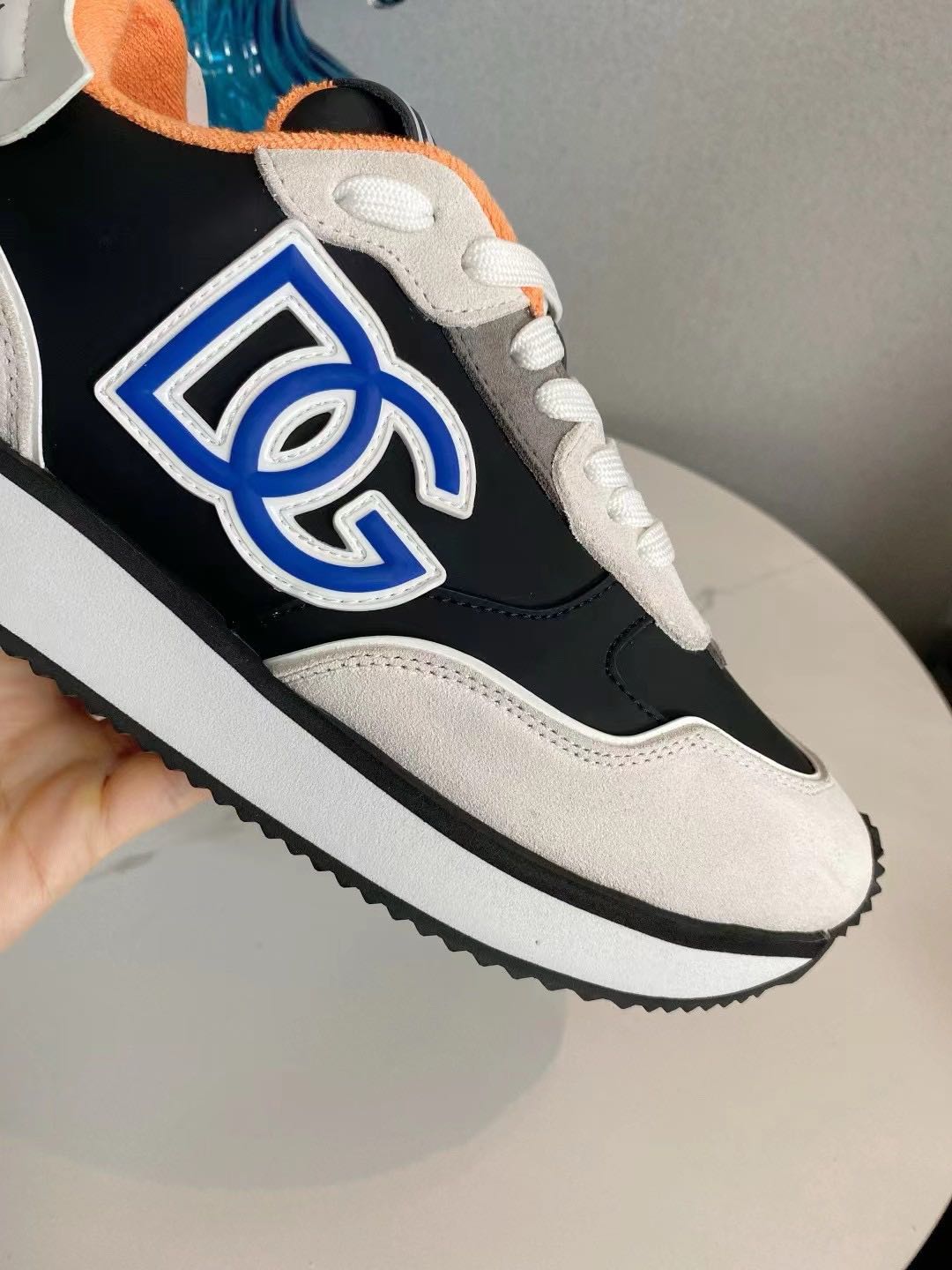 DOLCE & GABBANA Mixed-material DG CUSHION sneakers