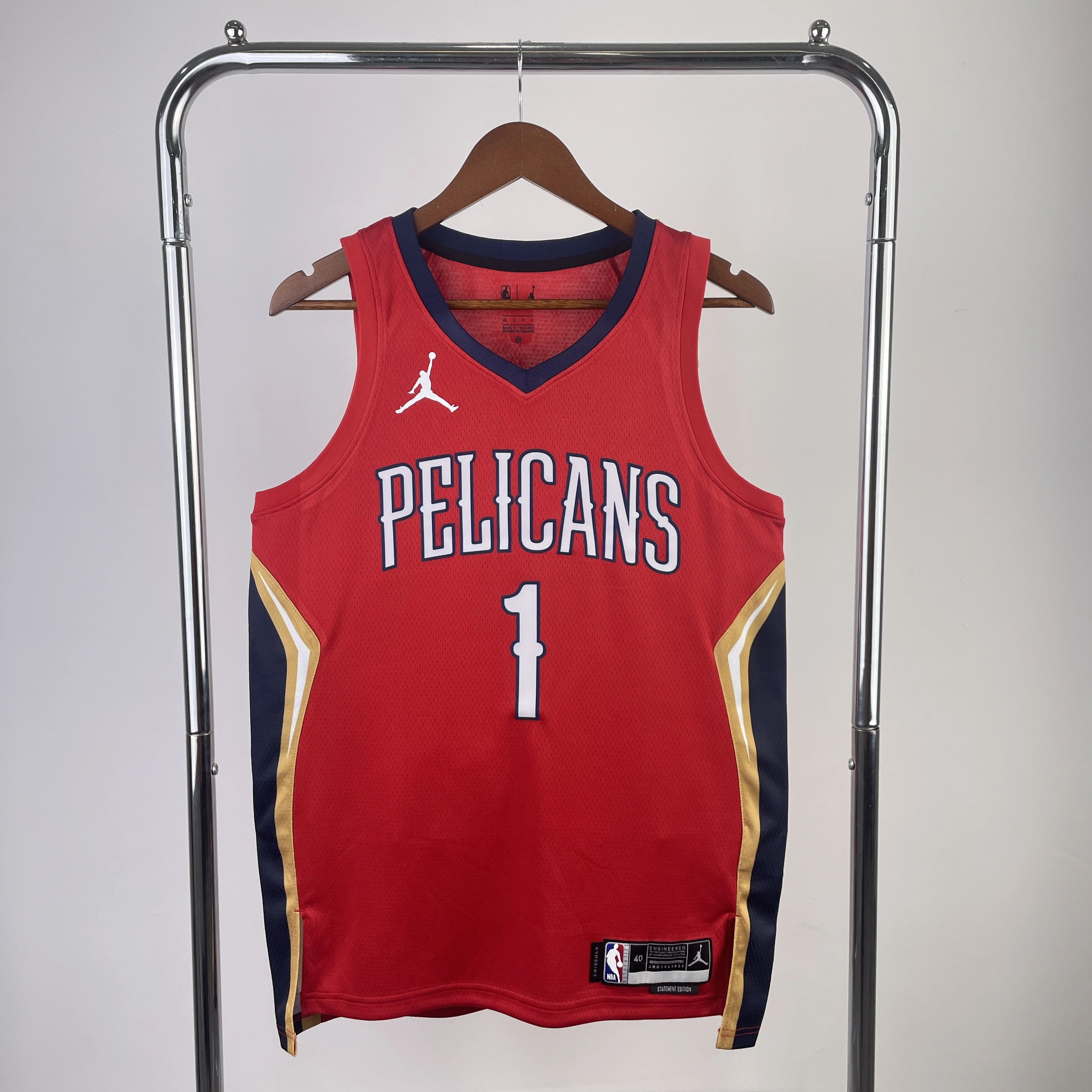 2023 NBA New Orleans Pelicans 1 WILLIAMSON Basketball Jersey