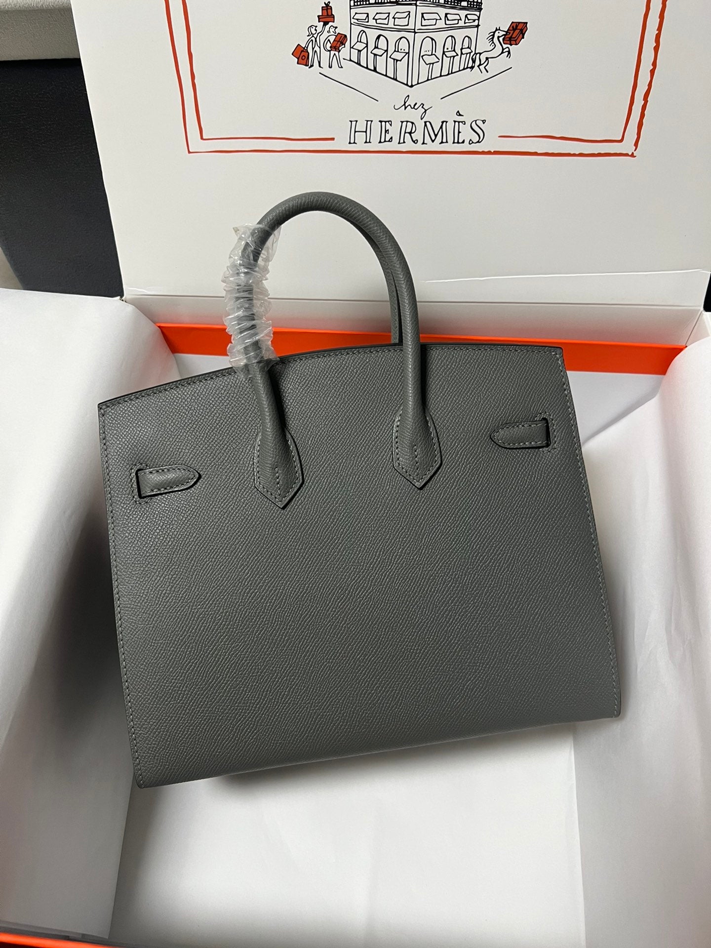 Hermes Birkin Sellier Girs Etan Epsom Leather Gold Hardware
