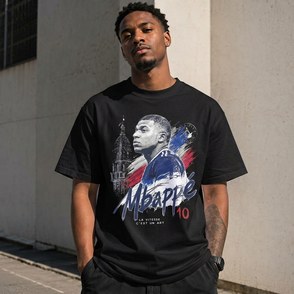 Kylian Mbappé Unisex T-Shirt – Limited-Time Offer – Hot Seller
