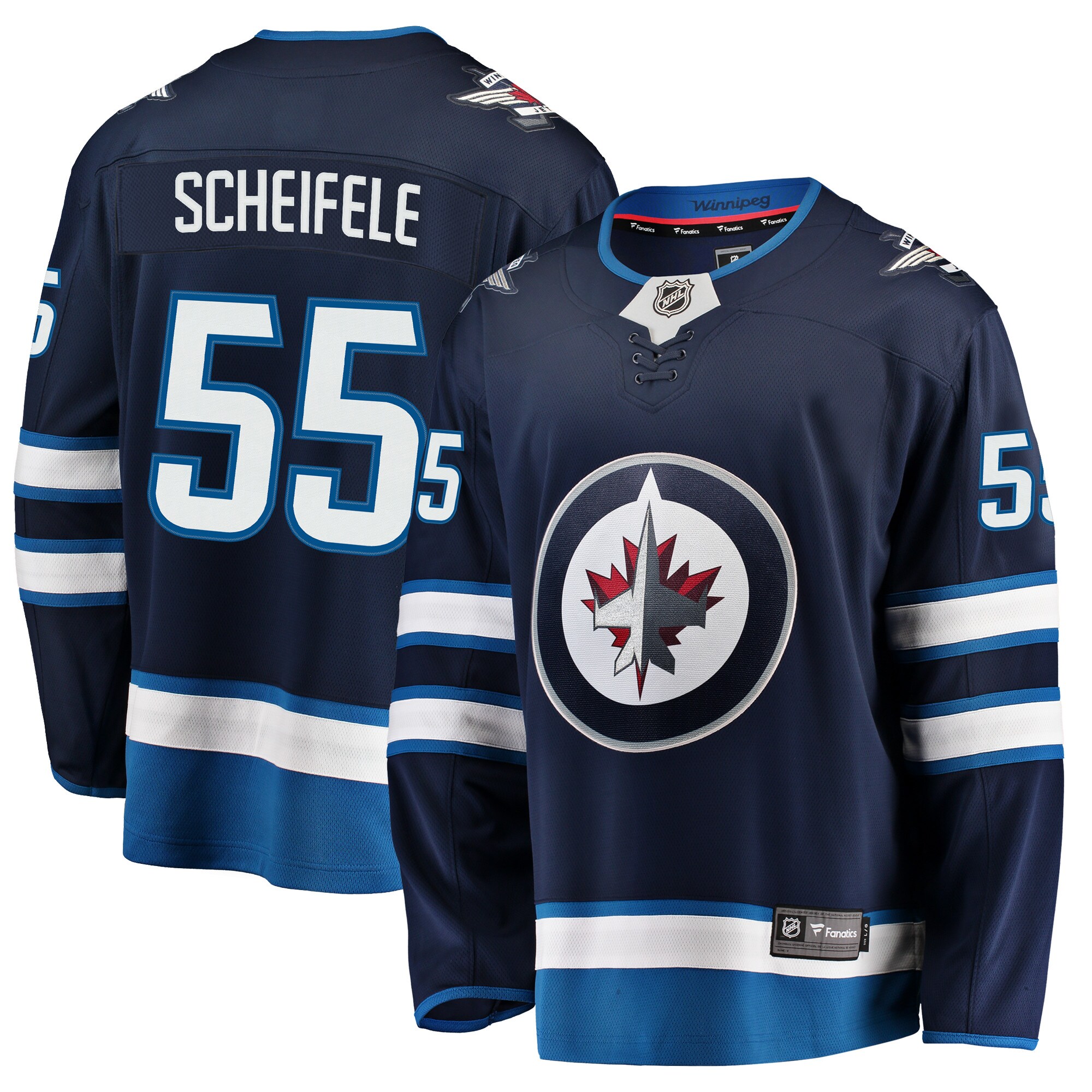 Mark Scheifele Winnipeg Jets Fanatics Breakaway Replica Jersey – Navy