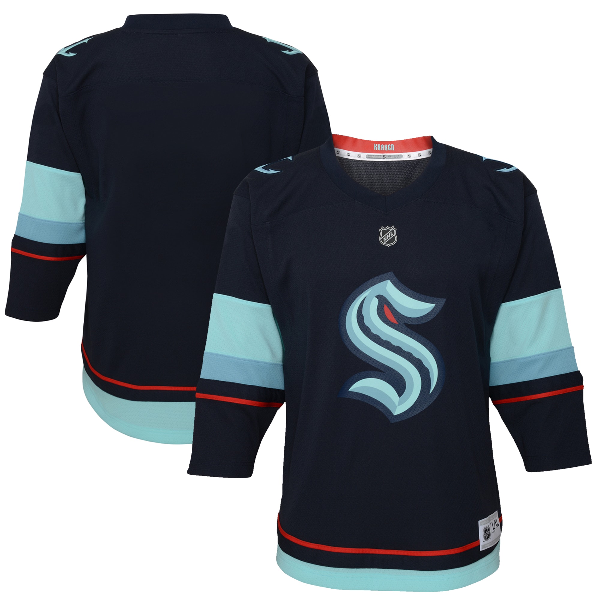 Seattle Kraken Infant Home Replica Jersey – Navy