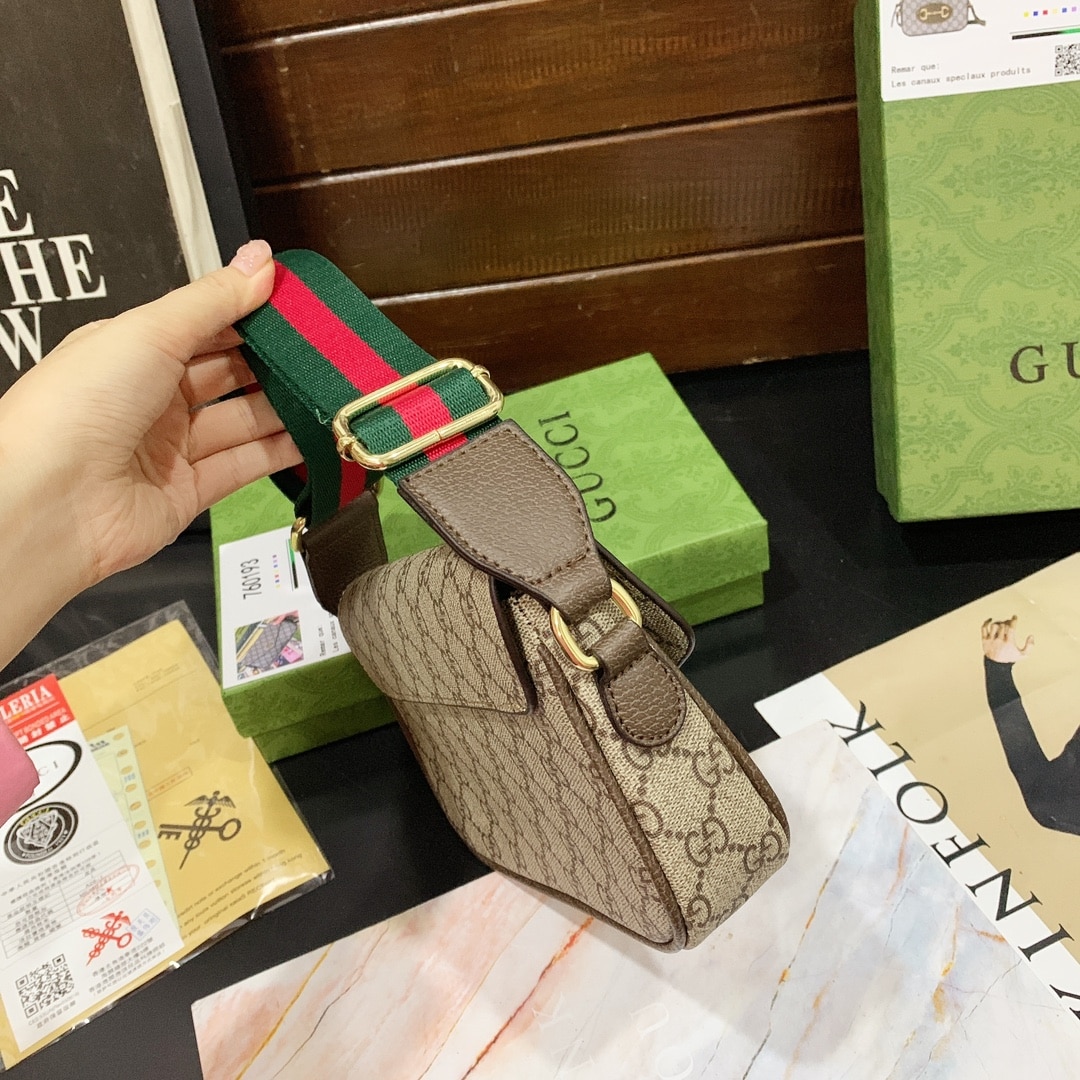 Gucci Ophidia Mini Bag Brown 22Cm