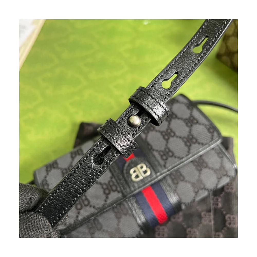 Balenciaga x Gucci Hacker Mini Crossbody Bag Black