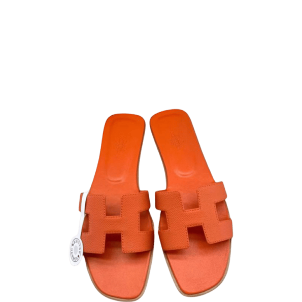 HERMES ORAN SANDAL ORANGE