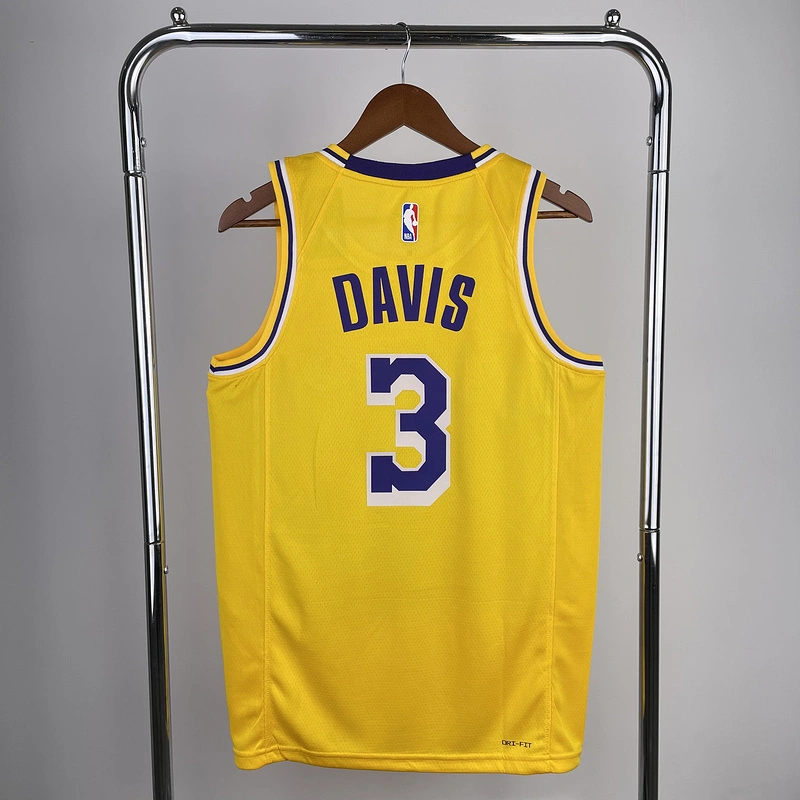 2023 NBA Lakers 3 DAVIS Basketball Jersey