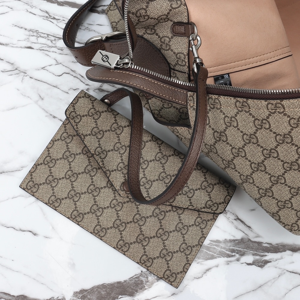 Gucci Jackie 1961 Shoulder Bag Beige Ebony 45Cm