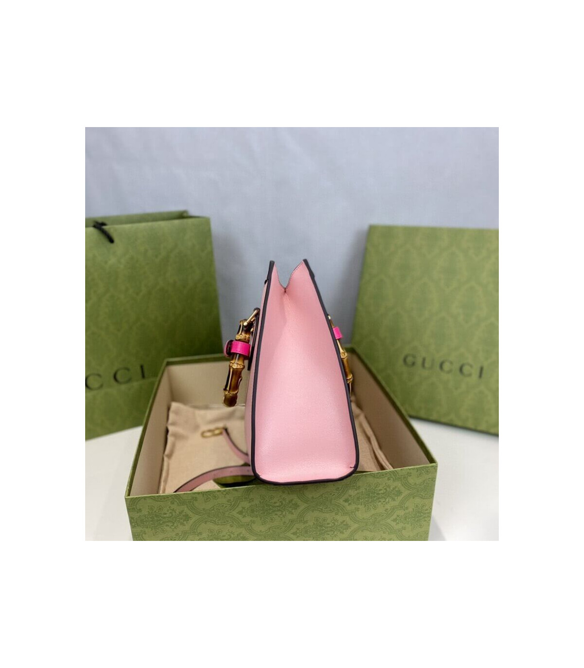 Gucci Diana Small Tote Bag Pink