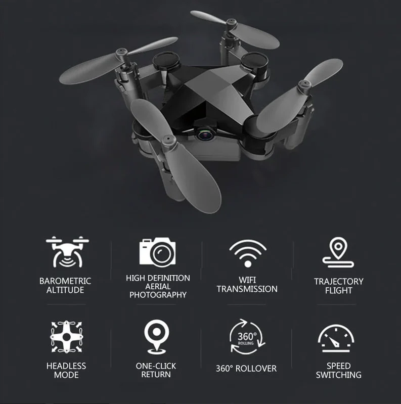 Mini Folding Unmanned Aerial Vehicle