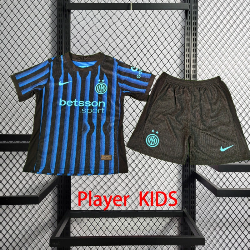 Player 2025-26 Inter Milan Home Kids football jersey Player KIDS