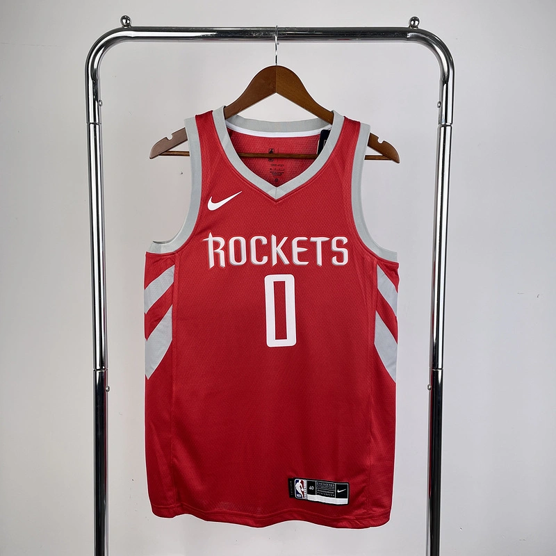 2019 NBA Houston Rockets 0 WESTBROOK Basketball jersey