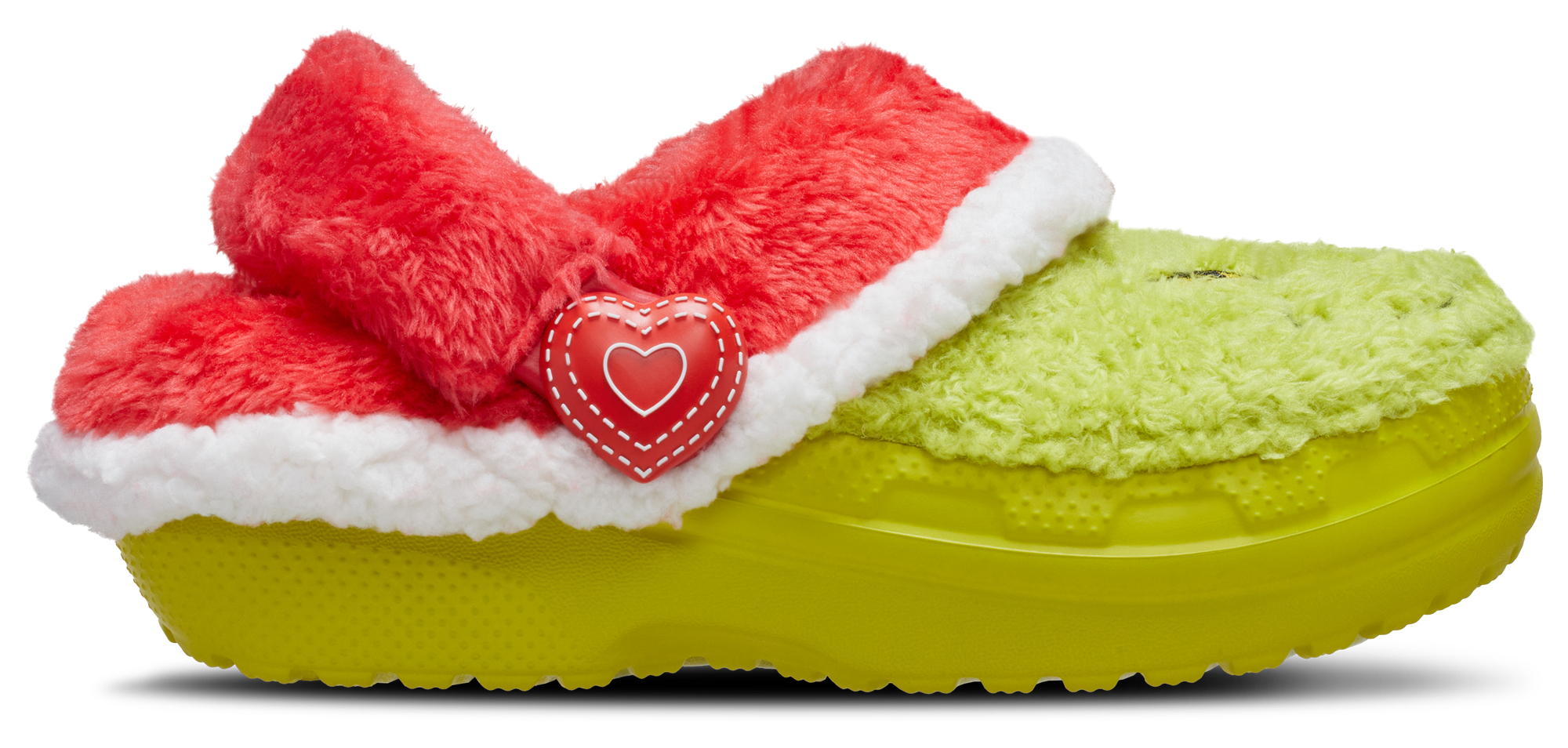 Crocs Lined Grinch Clogs