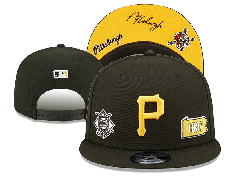 Pittsburgh Pirates Adjustable black cap-1887