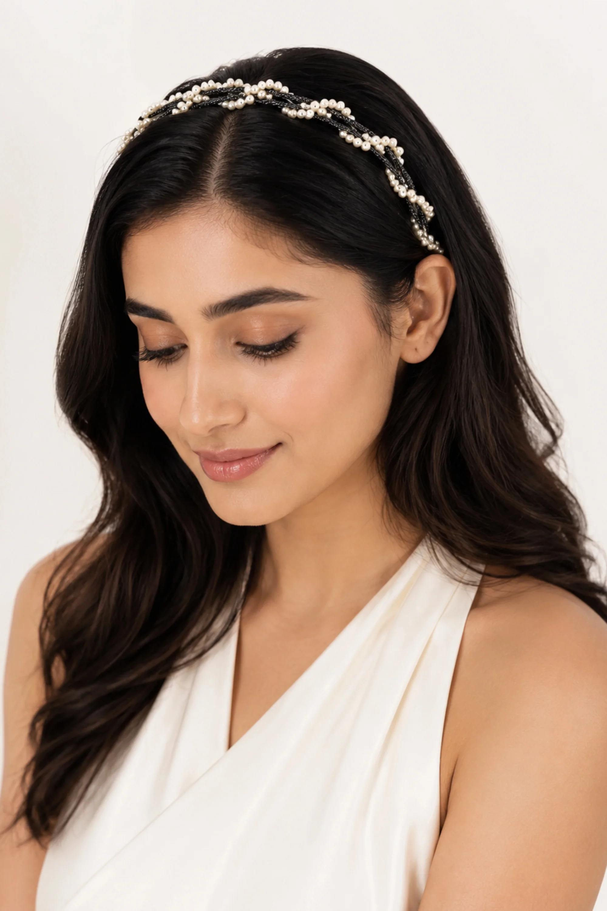 Celeste Pearl Twist Hairband