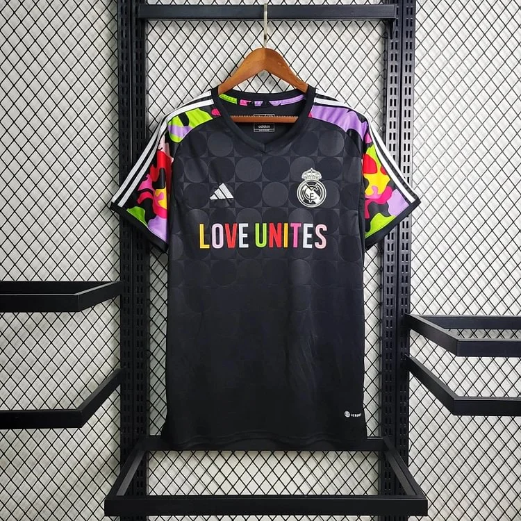 2024-25 Real Madrid Black Training Soccer Jersey