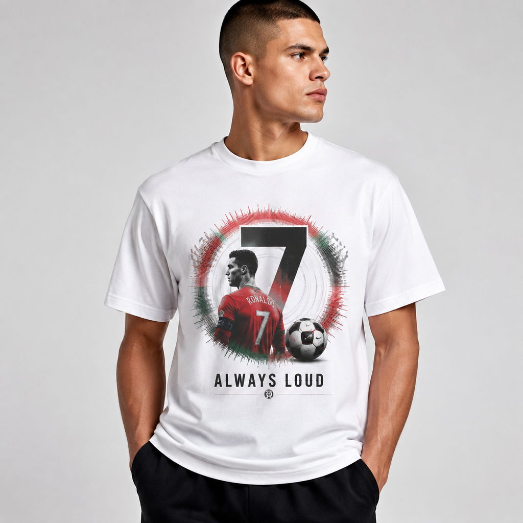 Cristiano Ronaldo Pure Cotton Unisex T-Shirt – Limited-Time Offer
