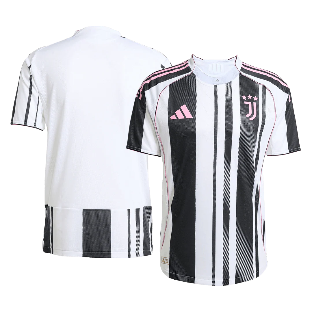 Juventus Player Version  Home Soccer Jersey 2025/26 Black&White