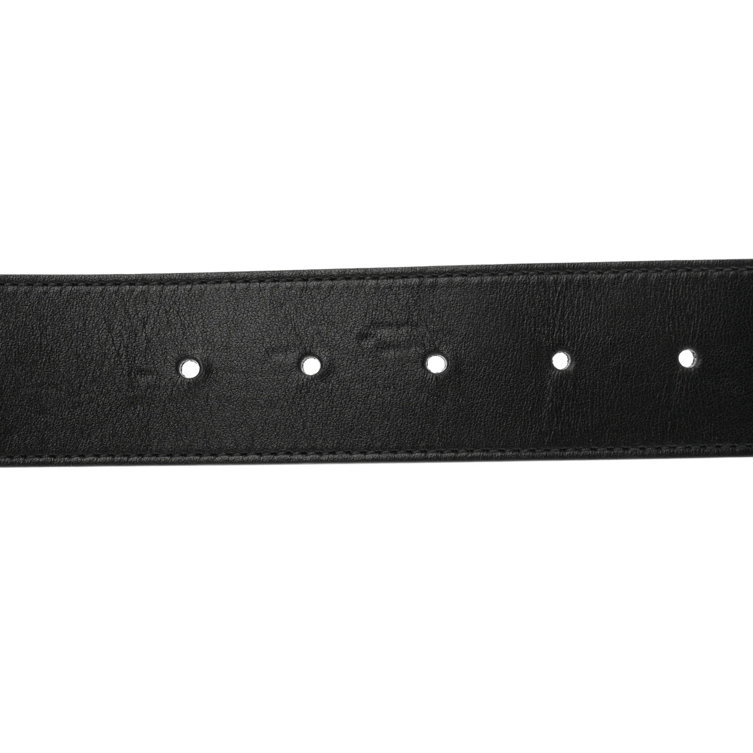 Plutone Calfskin Double G 40mm Belt 85 34 Black
