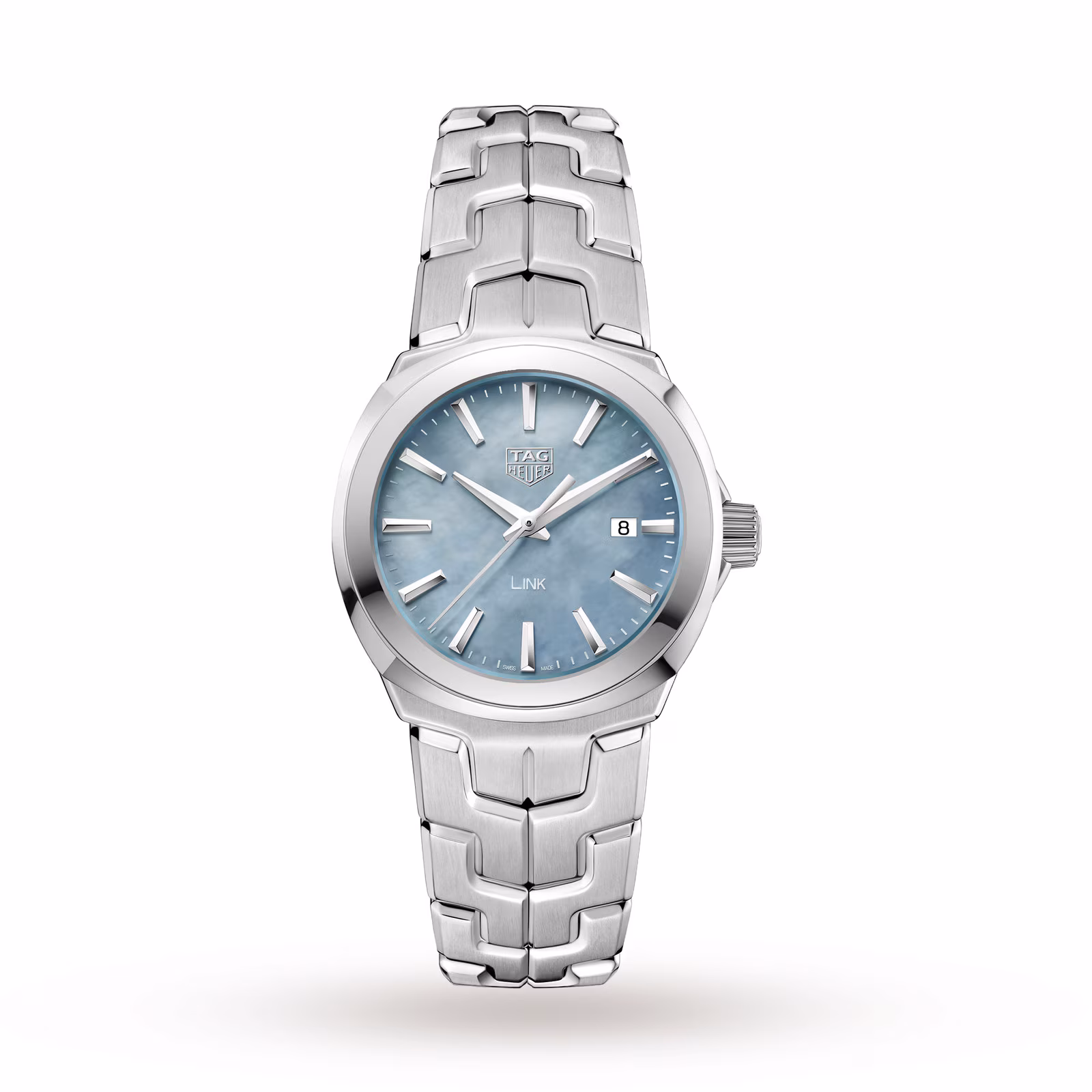 TAG Heuer Link Date Quartz Date Mother Of Pearl Ladies Watch WBC1311.BA0600