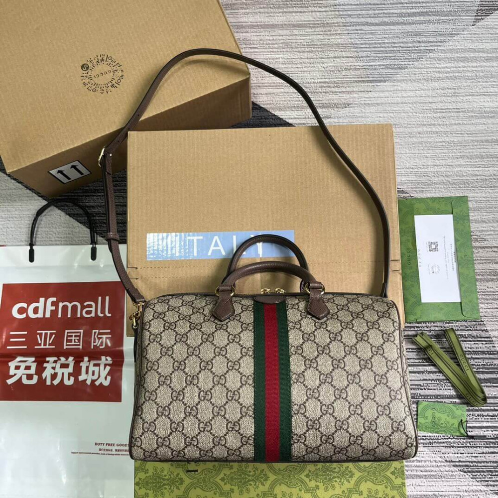 Gucci Ophidia GG Medium Top Handle Bag