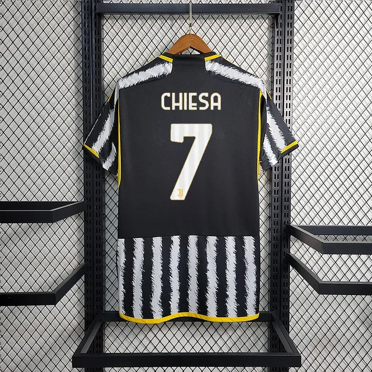 2023-24 Juventus Home  CHIESA VLAHOVIC POGBA KOSTIC Football jersey