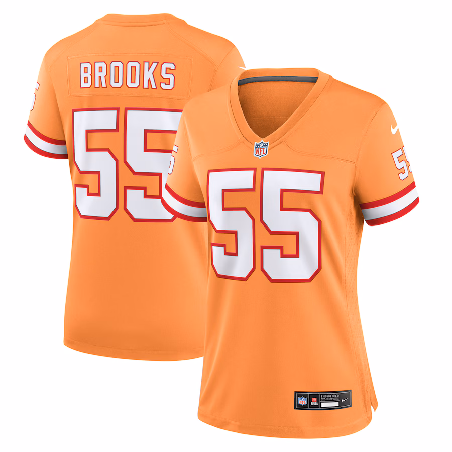 Derrick Brooks Tampa Bay Buccaneers Nike Women's Throwback Game Jersey - Orange