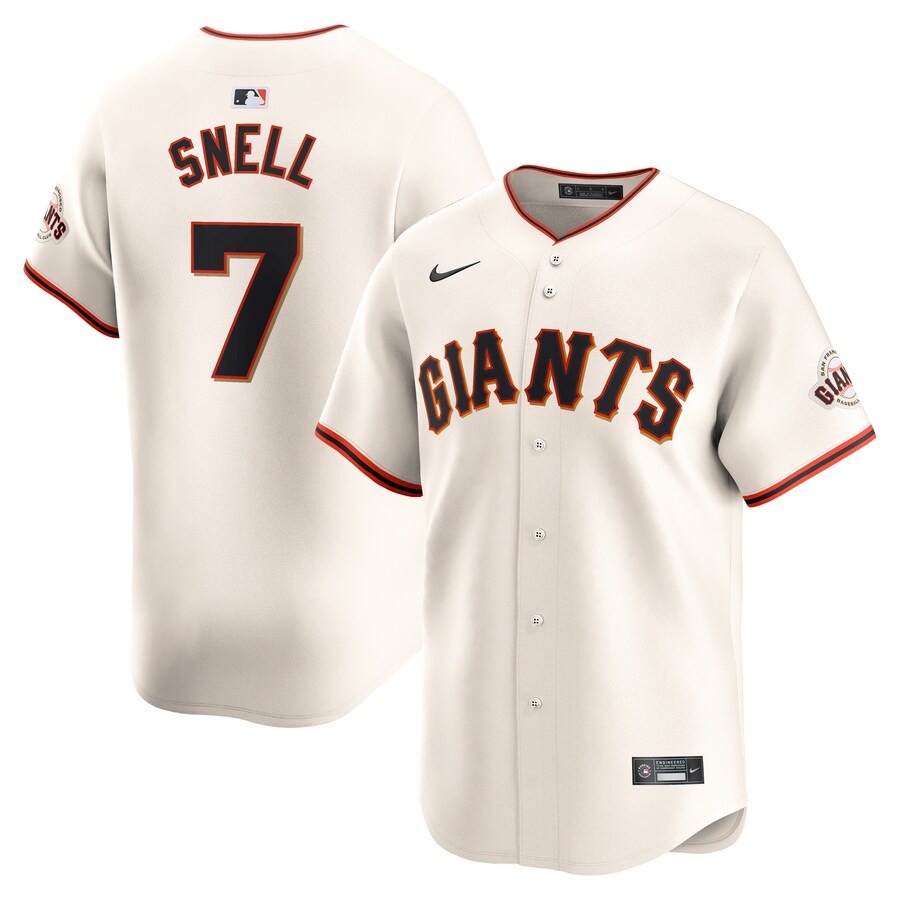 Blake Snell San Francisco Giants Home Limited Jersey Cream