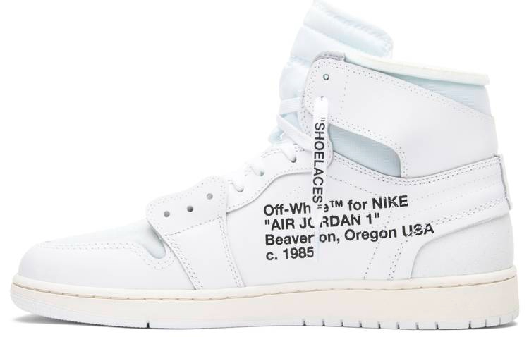 Off-White x Air Jordan 1 Retro High OG White 2018 AQ0818-100