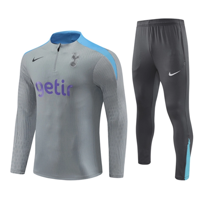 2024-25 Tottenham Hotspur Light Grey [Player] Long Sleeve Training Suit
