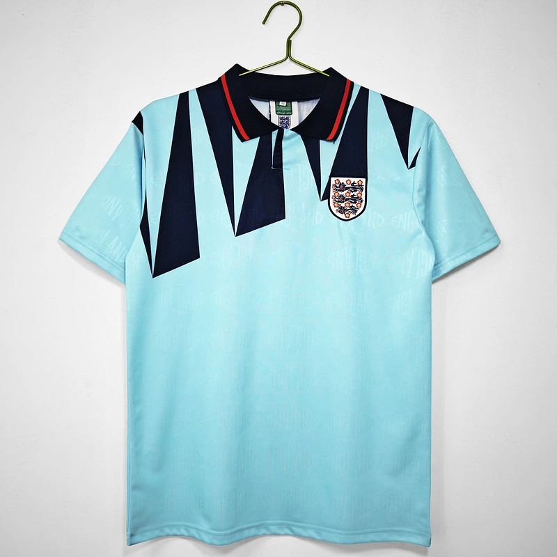 Retro 1992 England 2 Away Football jersey retro