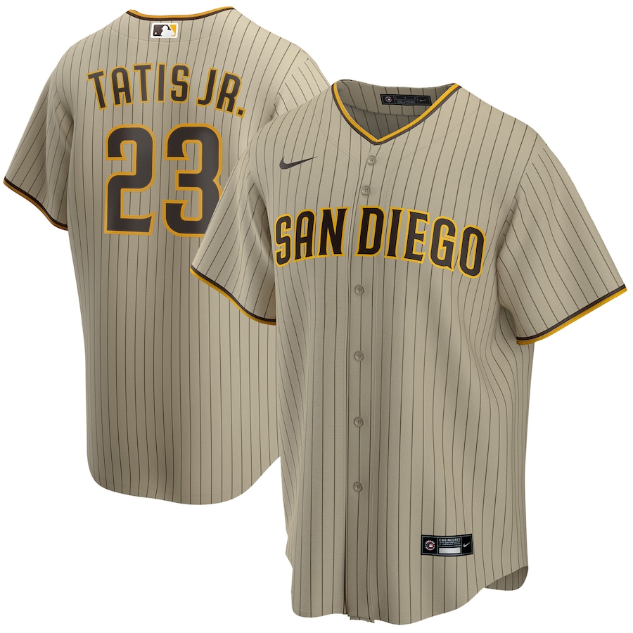 Fernando Tatis Jr. San Diego Padres Alternate Player Jersey Tan