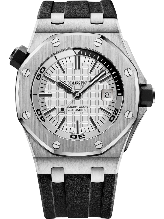 AUDEMARS PIGUET OFFSHORE DIVER Siver-Toned Dial 42mm