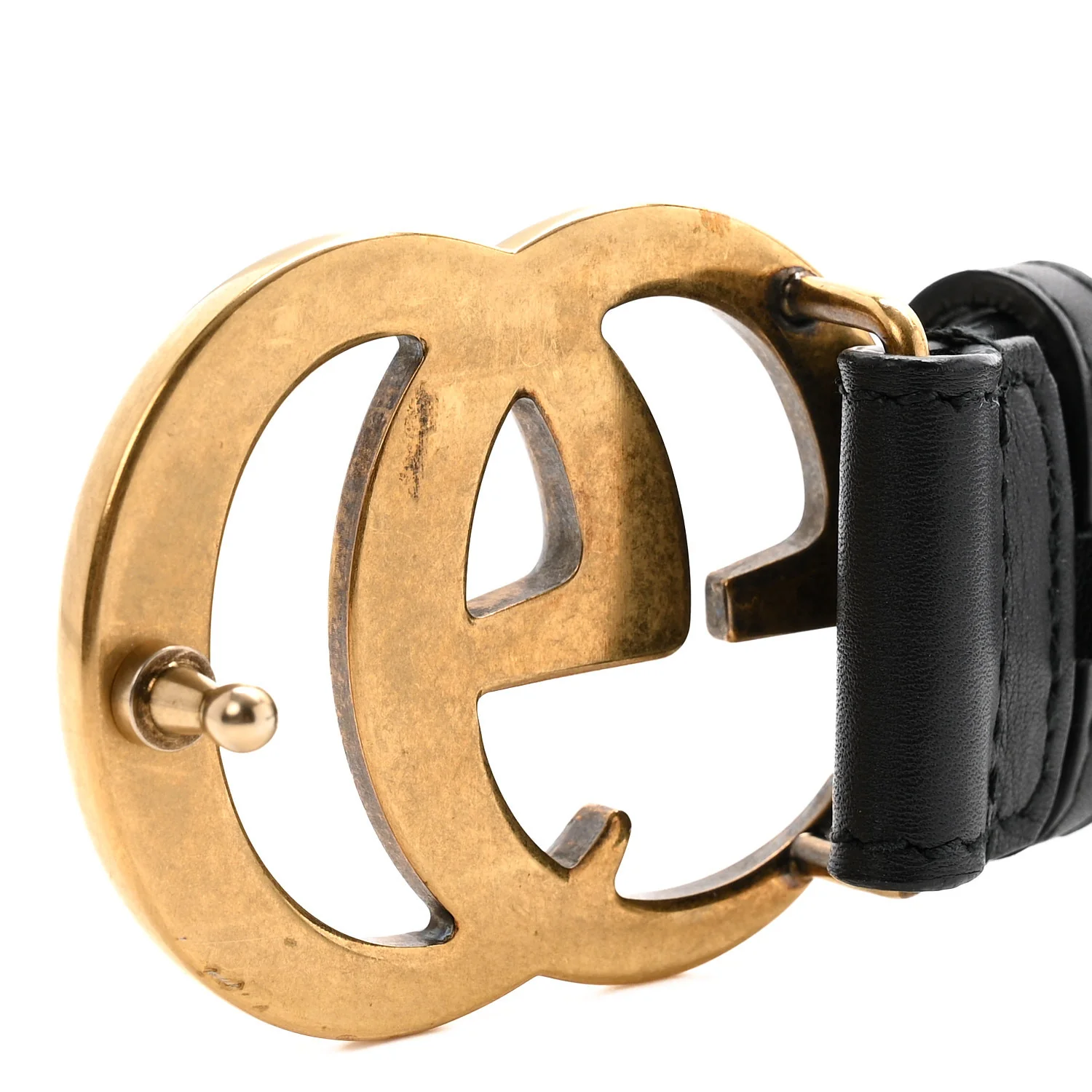 Calfskin Double G 30mm Belt 90 36 Black