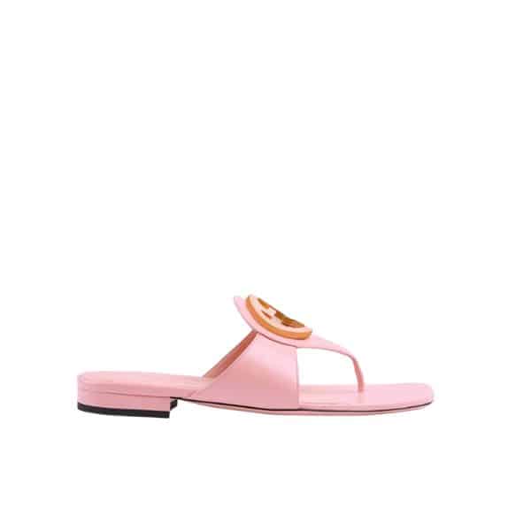 Gucci Women’S Gucci Blondie Thong Sandal Pink ?739048 C9D00 5909