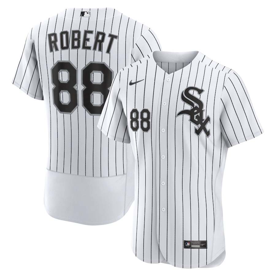 Luis Robert Chicago White Sox Home Player Jersey White/Black