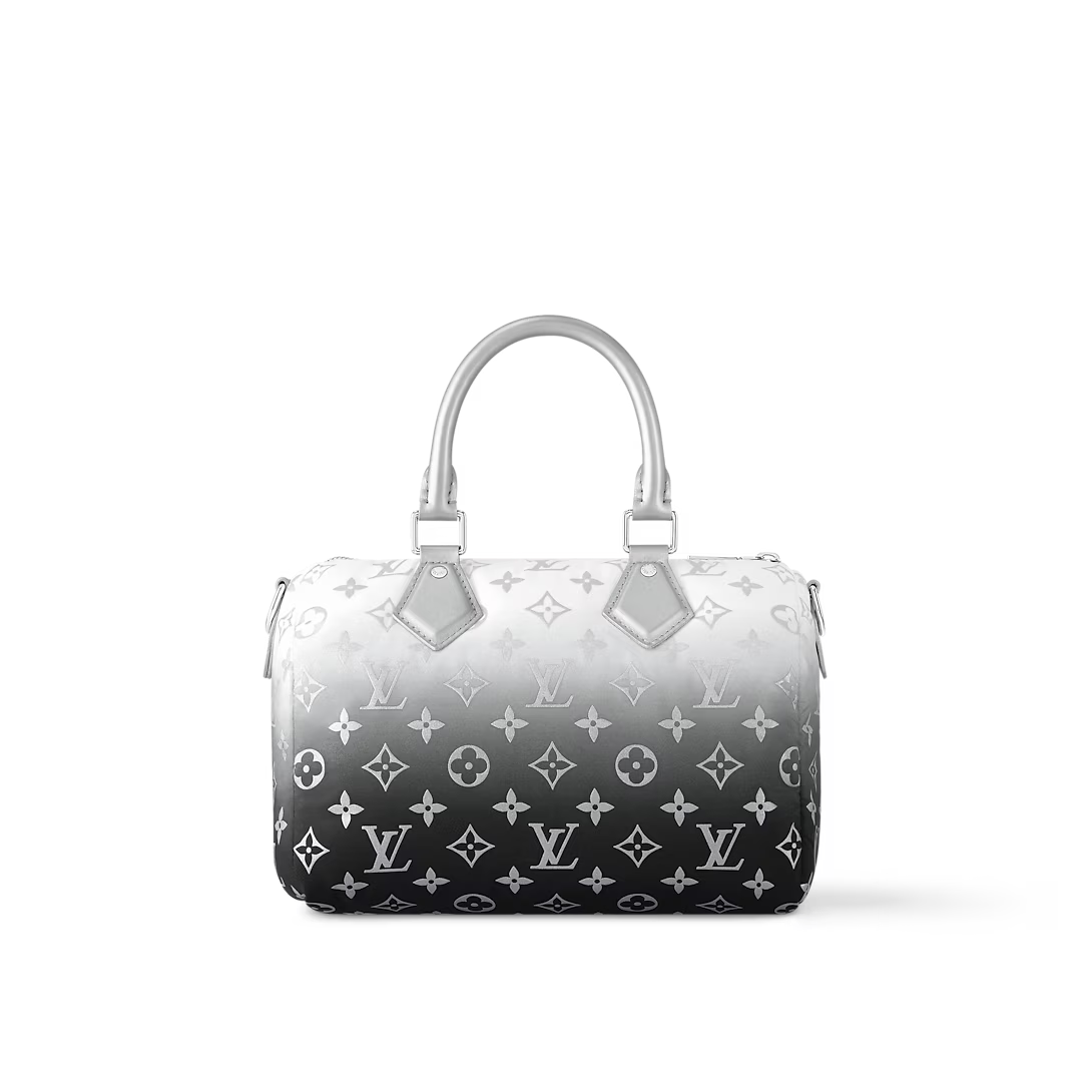 Louis Vuitton Speedy Bandouliere 25 Frost Gardiant Silver 25cm M11848