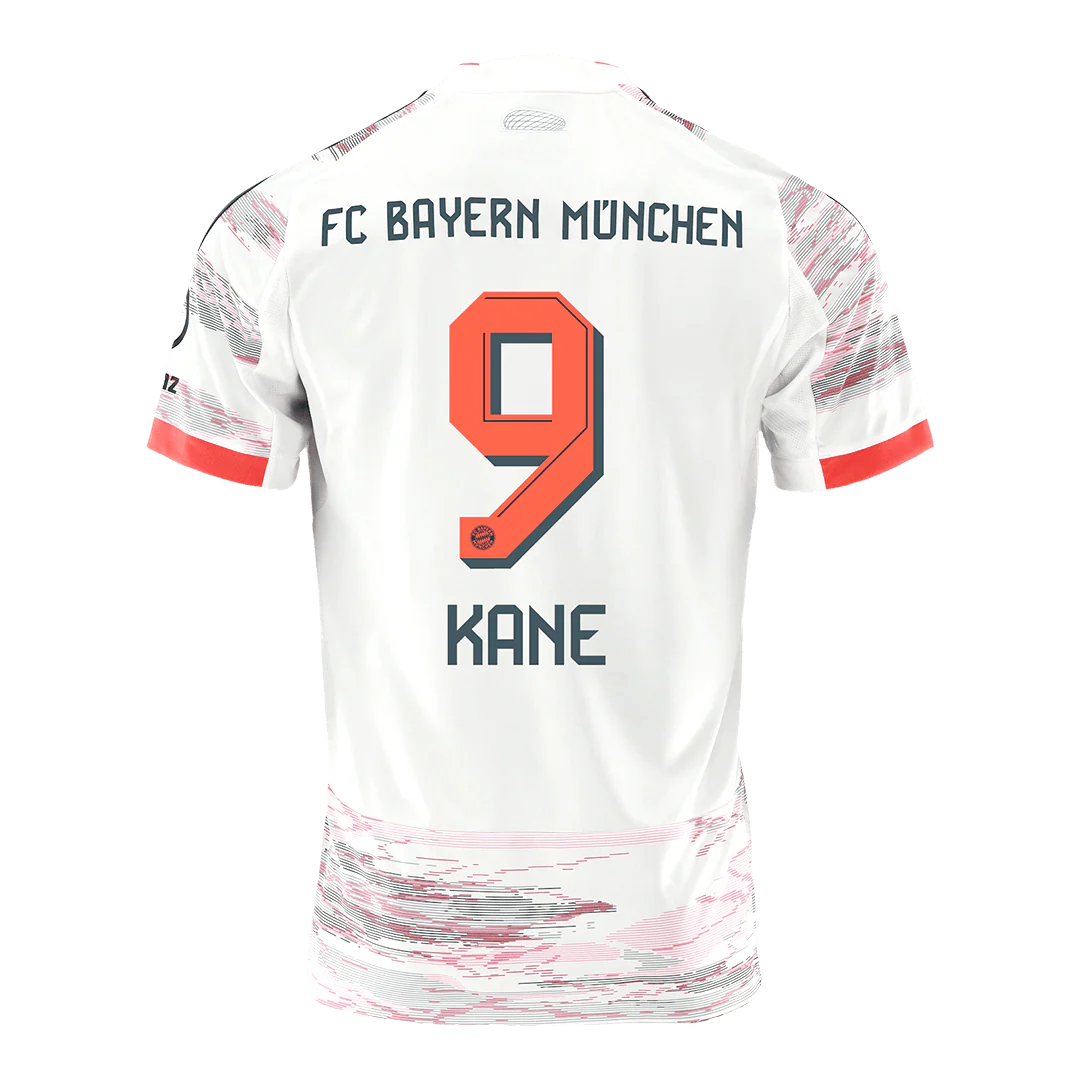 KANE #9 Bayern Munich Away Soccer Jersey 2025/26 White