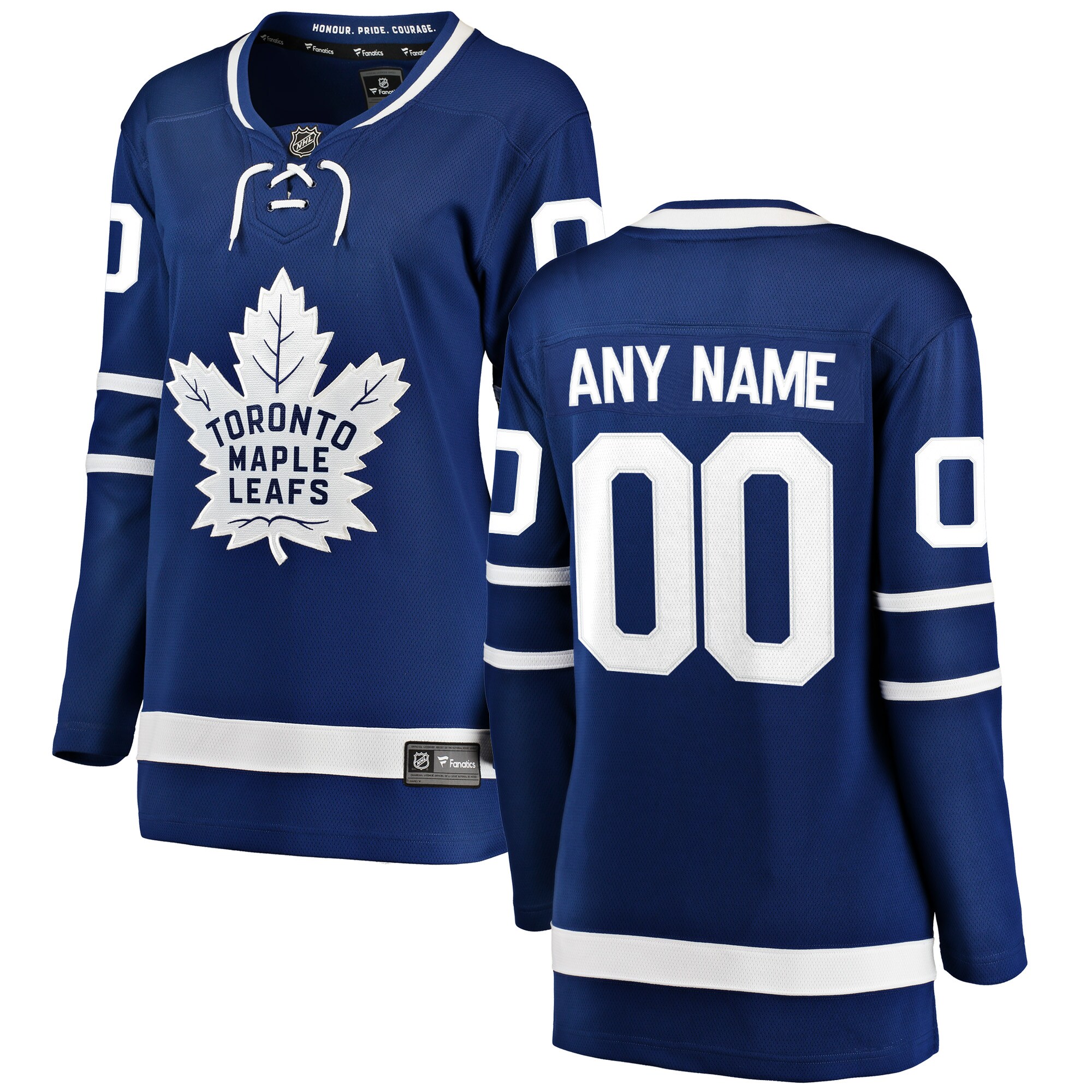 Toronto Maple Leafs Fanatics Women’s Home Breakaway Custom Jersey – Blue