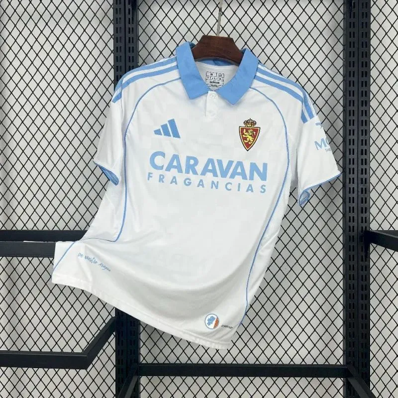 2025-26 Real Zaragoza Home Football jersey