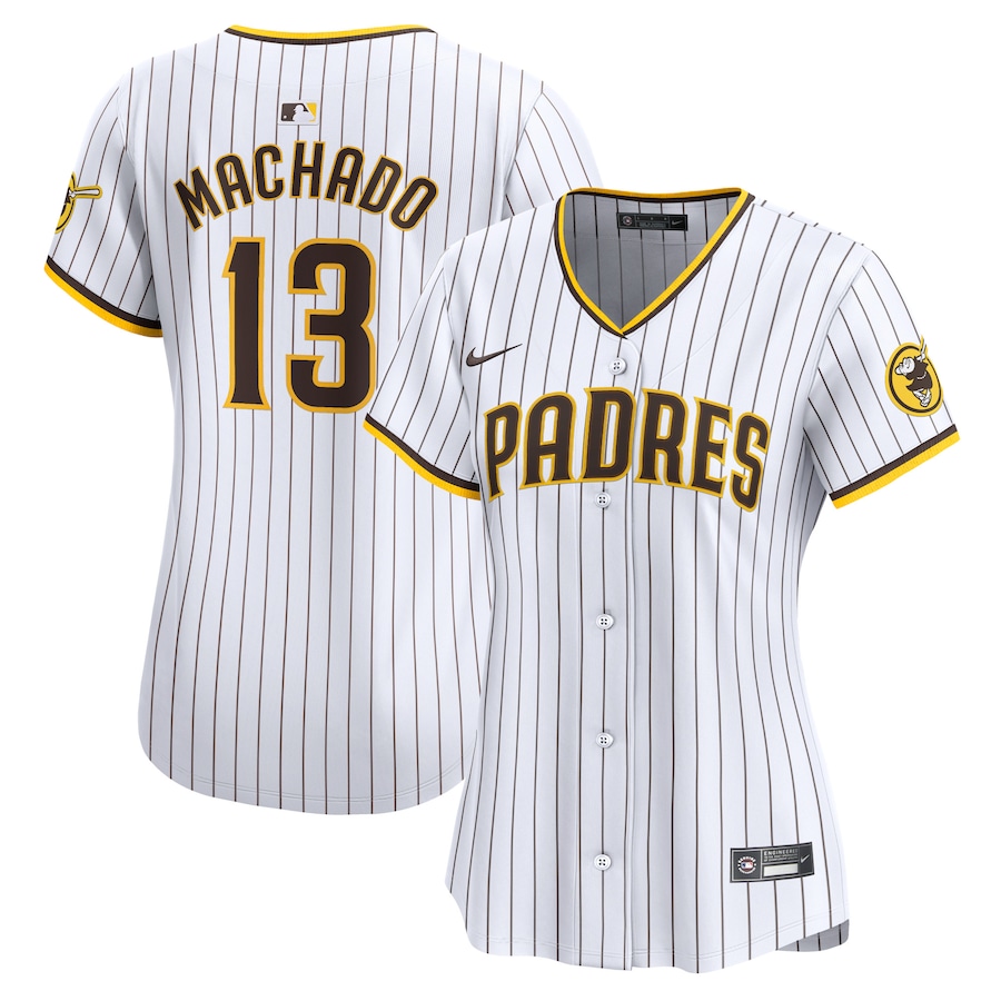 Manny Machado San Diego Padres Women's Home Limited Player Jersey White
