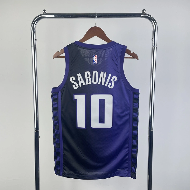 2024 NBA Sacramento Kings 10 Sabonis Basketball Jersey